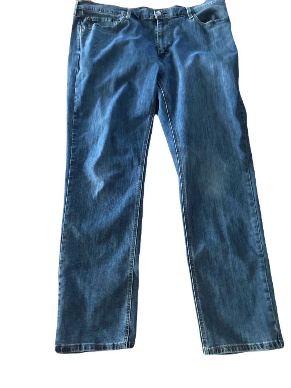 Levi's 541 Flare Jeans in Dark Blue with Tan Patch